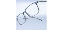 Load image into Gallery viewer, Blue Rectangle Full Rim Unisex Eyeglasses by Lenskart Air-215407