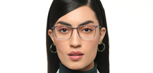 Load image into Gallery viewer, Blue Rectangle Full Rim Unisex Eyeglasses by Lenskart Air-215407