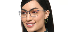 Load image into Gallery viewer, Blue Rectangle Full Rim Unisex Eyeglasses by Lenskart Air-215407