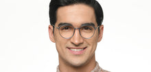Load image into Gallery viewer, Blue Round Full Rim Unisex Eyeglasses by Lenskart Air-215415