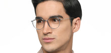 Load image into Gallery viewer, Blue Round Full Rim Unisex Eyeglasses by Lenskart Air-215415