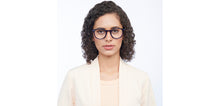 Load image into Gallery viewer, Blue Round Full Rim Unisex Eyeglasses by Vincent Chase-208238