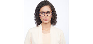 Blue Round Full Rim Unisex Eyeglasses by Vincent Chase-208238