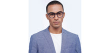 Load image into Gallery viewer, Blue Round Full Rim Unisex Eyeglasses by Vincent Chase-208238