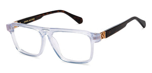 Transparent Rectangle Full Rim Unisex Eyeglasses by John Jacobs-215746