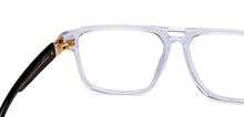 Load image into Gallery viewer, Transparent Rectangle Full Rim Unisex Eyeglasses by John Jacobs-215746