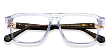 Load image into Gallery viewer, Transparent Rectangle Full Rim Unisex Eyeglasses by John Jacobs-215746