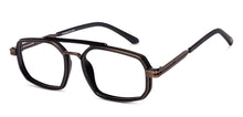 Load image into Gallery viewer, Black Geometric Full Rim Unisex Eyeglasses by Lenskart STUDIO-222274