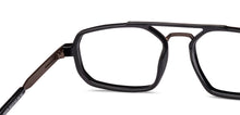 Load image into Gallery viewer, Black Geometric Full Rim Unisex Eyeglasses by Lenskart STUDIO-222274
