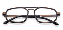 Load image into Gallery viewer, Black Geometric Full Rim Unisex Eyeglasses by Lenskart STUDIO-222274