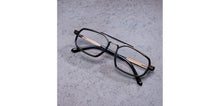Load image into Gallery viewer, Black Geometric Full Rim Unisex Eyeglasses by Lenskart STUDIO-222274