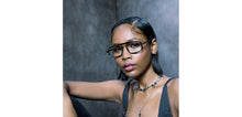 Load image into Gallery viewer, Black Geometric Full Rim Unisex Eyeglasses by Lenskart STUDIO-222274