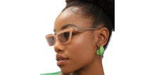 Load image into Gallery viewer, Brown Cat Eye Full Rim Unisex Sunglasses by John Jacobs-213151