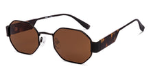 Load image into Gallery viewer, Black Hexagonal Full Rim Unisex Sunglasses by Lenskart-232004
