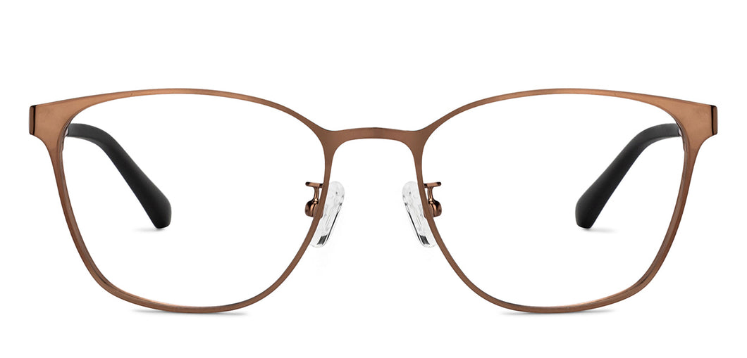 Brown Square Full Rim Unisex Eyeglasses by Lenskart Air-205273