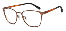 Load image into Gallery viewer, Brown Square Full Rim Unisex Eyeglasses by Lenskart Air-205273