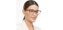 Load image into Gallery viewer, Brown Square Full Rim Unisex Eyeglasses by Lenskart Air-152147