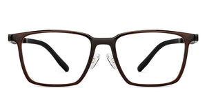 Brown Square Full Rim Unisex Eyeglasses by Lenskart Air-152147