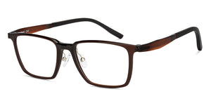 Brown Square Full Rim Unisex Eyeglasses by Lenskart Air-152147