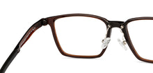 Load image into Gallery viewer, Brown Square Full Rim Unisex Eyeglasses by Lenskart Air-152147