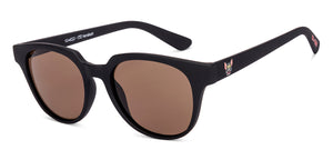 Black Square Full Rim Kids Sunglasses by Hooper Online-218121