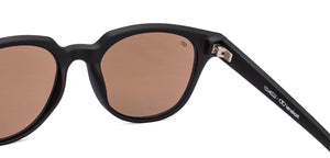 Black Square Full Rim Kids Sunglasses by Hooper Online-218121
