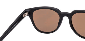 Black Square Full Rim Kids Sunglasses by Hooper Online-218121