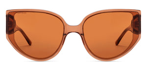 Brown Cat Eye Full Rim Women Sunglasses by John Jacobs-216816