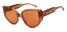 Load image into Gallery viewer, Brown Cat Eye Full Rim Women Sunglasses by John Jacobs-216816