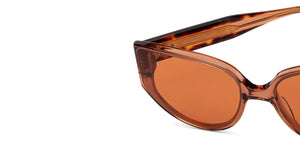 Brown Cat Eye Full Rim Women Sunglasses by John Jacobs-216816