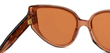 Load image into Gallery viewer, Brown Cat Eye Full Rim Women Sunglasses by John Jacobs-216816