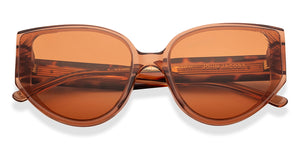 Brown Cat Eye Full Rim Women Sunglasses by John Jacobs-216816