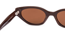 Load image into Gallery viewer, Brown Cat Eye Full Rim Women Sunglasses by Lenskart-224478