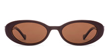 Load image into Gallery viewer, Brown Round Full Rim Women Sunglasses by Lenskart-224476