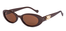 Load image into Gallery viewer, Brown Round Full Rim Women Sunglasses by Lenskart-224476