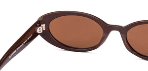 Brown Round Full Rim Women Sunglasses by Lenskart-224476