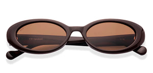 Brown Round Full Rim Women Sunglasses by Lenskart-224476