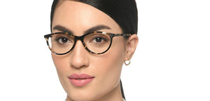 Brown Demi Cat Eye Full Rim Women Eyeglasses by Vincent Chase-210294