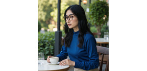 Brown Square Full Rim Unisex Eyeglasses by Vincent Chase Online-220562