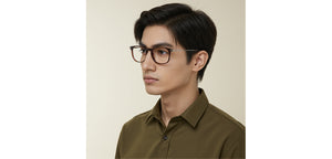 Brown Square Full Rim Unisex Eyeglasses by Vincent Chase Online-220562