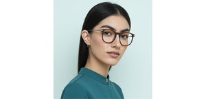Brown Square Full Rim Unisex Eyeglasses by Vincent Chase Online-220562