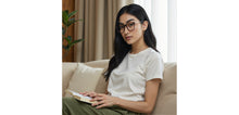 Load image into Gallery viewer, Brown Square Full Rim Unisex Eyeglasses by Vincent Chase Online-220562