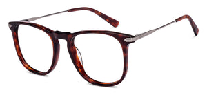 Brown Square Full Rim Unisex Eyeglasses by Vincent Chase Online-220562