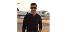 Load image into Gallery viewer, Brown Aviator Full Rim Unisex Sunglasses by John Jacobs-236883