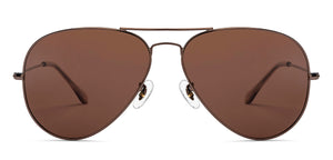 Brown Aviator Full Rim Unisex Sunglasses by Vincent Chase Polarized-211474