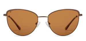 Brown Cat Eye Full Rim Women Sunglasses by Vincent Chase Polarized-212599