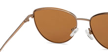 Load image into Gallery viewer, Brown Cat Eye Full Rim Women Sunglasses by Vincent Chase Polarized-212599