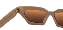 Load image into Gallery viewer, Brown Cat Eye Full Rim Unisex Sunglasses by John Jacobs Online-212558