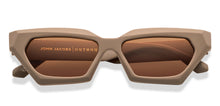 Load image into Gallery viewer, Brown Cat Eye Full Rim Unisex Sunglasses by John Jacobs Online-212558