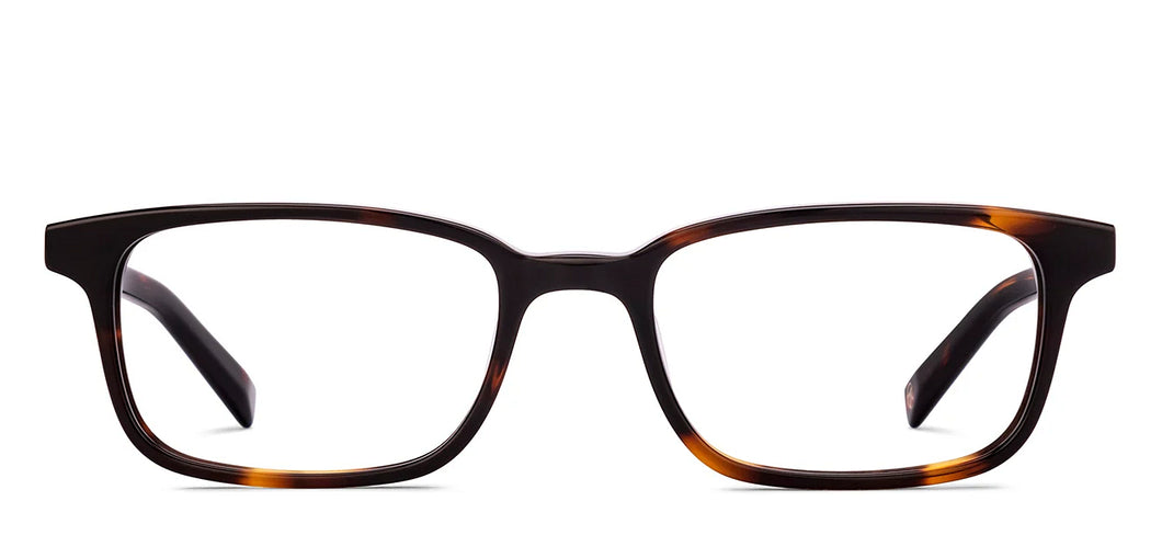 Brown Rectangle Full Rim Unisex Eyeglasses by John Jacobs-215545